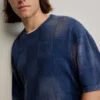 T-shirt met gewassen effect
