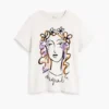 T-shirt met gezichtsprint