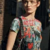 T-shirt met kattenprint