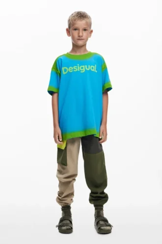 T-shirt met korte mouwen en kleurverloop