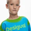 T-shirt met korte mouwen en kleurverloop