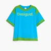 T-shirt met korte mouwen en kleurverloop