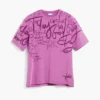T-shirt met korte mouwen en letters