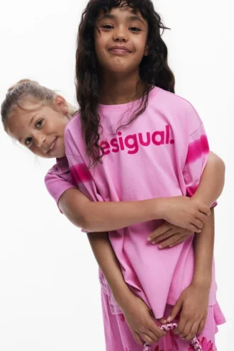 T-shirt met korte mouwen en logo