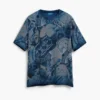 T-shirt met korte mouwen en mozaïekprint