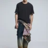 T-shirt met korte mouwen en naaddetails