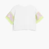 T-shirt met korte mouwen en pailletten