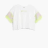 T-shirt met korte mouwen en pailletten