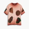 T-shirt met korte mouwen en Patchwork