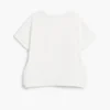 T-shirt met korte mouwen en ruitjesmotief