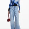 T-shirt met lange mouwen en Kiss-print