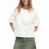 T-shirt met logo en Applicaties
