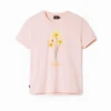 T-shirt met madeliefjesillustratie