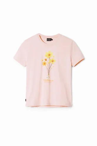 T-shirt met madeliefjesillustratie