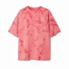 T-shirt met print en kleurverloop