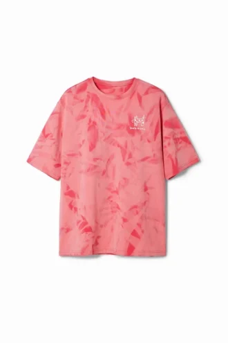 T-shirt met print en kleurverloop