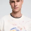 T-shirt met print en tekeningen