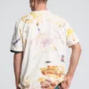 T-shirt met print en tekeningen