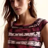 T-shirt met ruches Ontworpen door Christian Lacroix