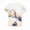 T-shirt met skaterprint