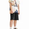 T-shirt met skaterprint