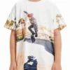 T-shirt met skaterprint