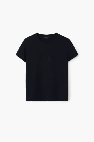 T-shirt met strass-logo
