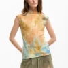T-shirt met textuur