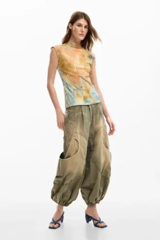 T-shirt met textuur