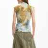 T-shirt met textuur