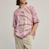 T-shirt met tie-dye-print