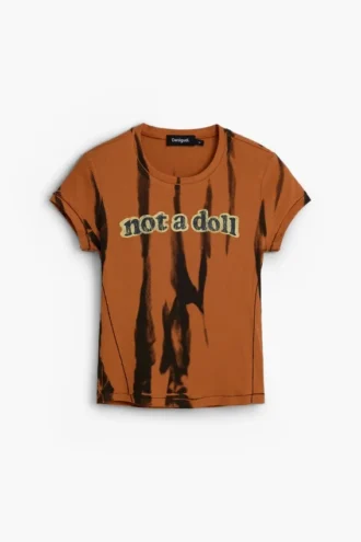 T-shirt met tie-dye-print