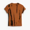 T-shirt met tie-dye-print