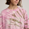 T-shirt met tie-dye-print