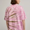 T-shirt met tie-dye-print