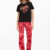 T-shirt met tijgerhart
