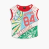 T-shirt met veelkleurige print