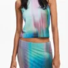 T-shirt met vervaagd effect