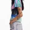 T-shirt met vervaagd landschap