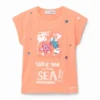 T-shirt met zeemotief