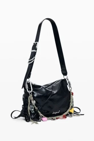 Tas met leerlook