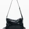 Tas met leerlook