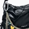 Tas met leerlook