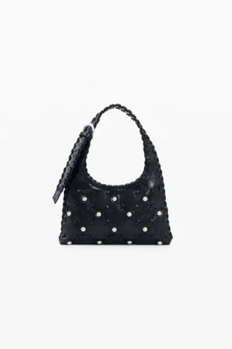 Tassen van imitatieleer met studs
