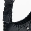 Tassen van imitatieleer met studs
