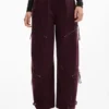Tie-dye broek met ritsen