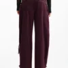 Tie-dye broek met ritsen