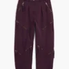 Tie-dye broek met ritsen