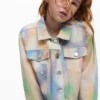 Tie-dye spijkerjas