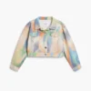 Tie-dye spijkerjas